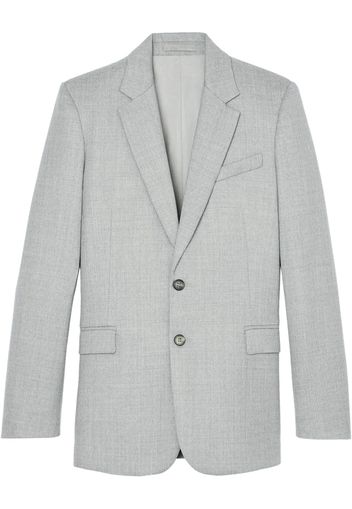 WARDROBE.NYC single-breasted merino wool blazer - Grigio