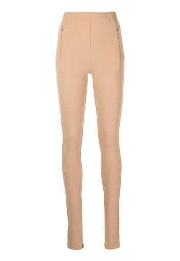 WARDROBE.NYC skinny-cut ultra-long leggings - Rosa