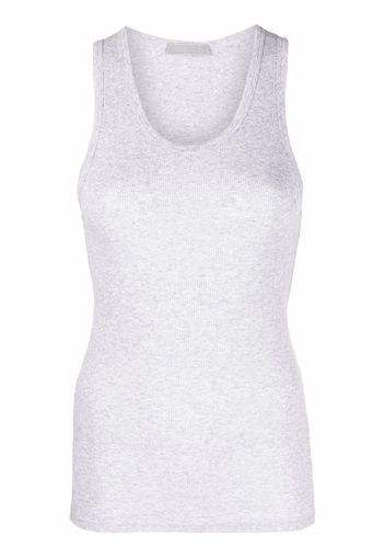 WARDROBE.NYC scoop-neck cotton vest - Grigio