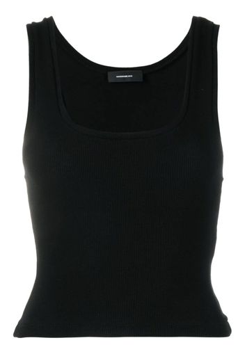 WARDROBE.NYC sleeveless cotton-strech tank - Nero