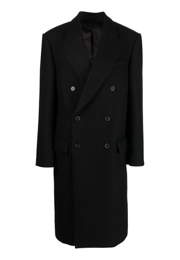 WARDROBE.NYC double-breasted virgin wool coat - Nero