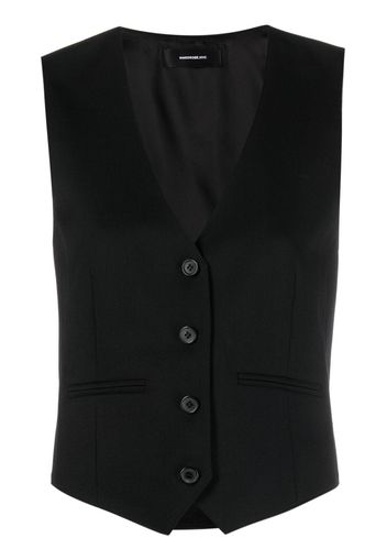 WARDROBE.NYC wool waistcoat - Nero