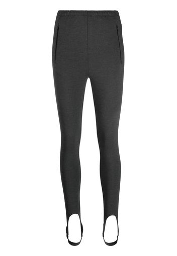 WARDROBE.NYC high-waisted stirrup leggings - Grigio