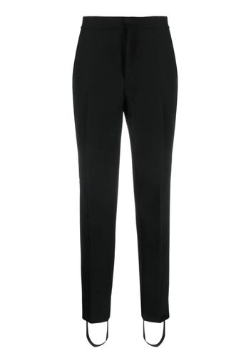 WARDROBE.NYC slim-fit stirrup trousers - Nero