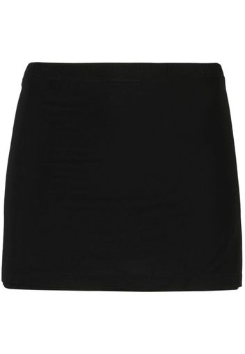 WARDROBE.NYC layered tube miki skirt - Nero