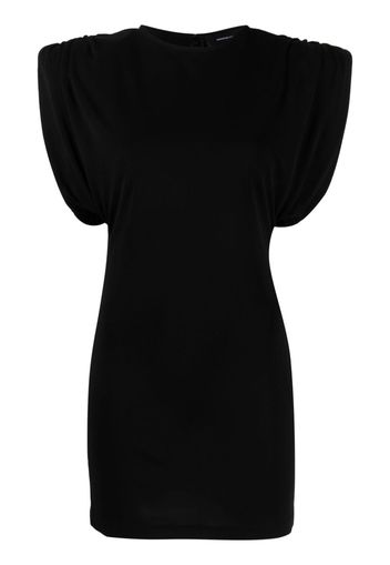 WARDROBE.NYC Sheath gathered-detail sleeveless minidress - Nero