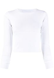 WARDROBE.NYC long-sleeved cotton T-shirt - Bianco