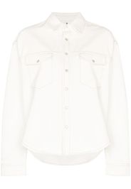 WARDROBE.NYC button-up denim jacket - Bianco