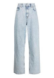 WARDROBE.NYC low-rise wide-leg jeans - Blu