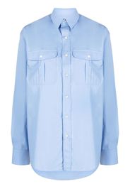 WARDROBE.NYC Oversize cotton shirt - Blu