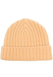 Warm-Me chunky-knit cashmere beanie - Giallo