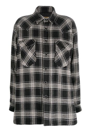 WASHINGTON DEE CEE check-pattern shirt jacket - Nero