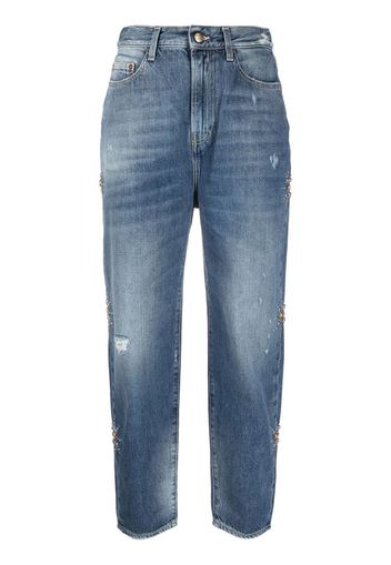 Washington Dee Cee high-waisted cropped jeans - Blu