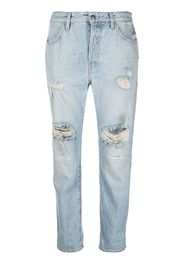 WASHINGTON DEE CEE distressed straight-leg jeans - Blu