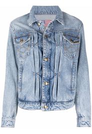 WASHINGTON DEE CEE Giacca denim con pieghe - Blu