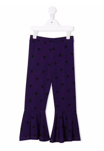 WAUW CAPOW by BANGBANG Pantaloni con orlo peplum Move - Viola