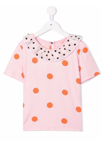 WAUW CAPOW by BANGBANG T-shirt Ida a pois - Rosa