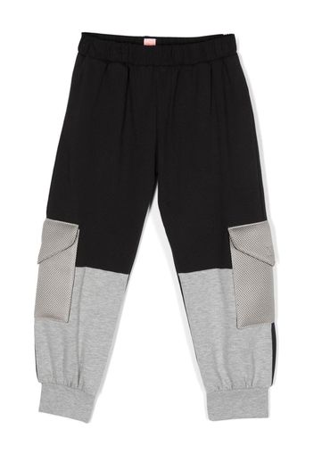 WAUW CAPOW by BANGBANG Andy panelled track pants - Nero