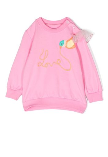 WAUW CAPOW by BANGBANG Lucia Love crew neck sweatshirt - Rosa