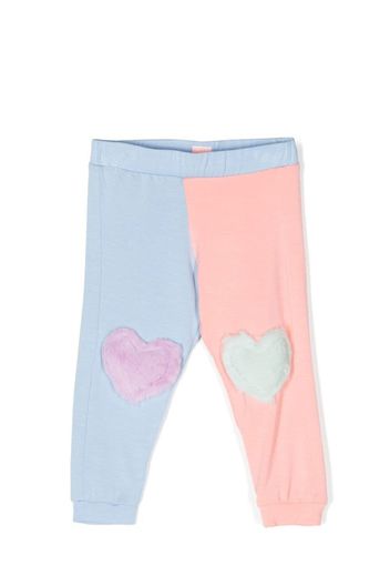 WAUW CAPOW by BANGBANG heart-detail colour-block leggings - Blu