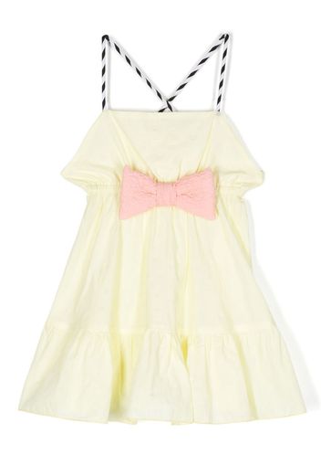 WAUW CAPOW by BANGBANG Lola bow-detail sleeveless dress - Giallo