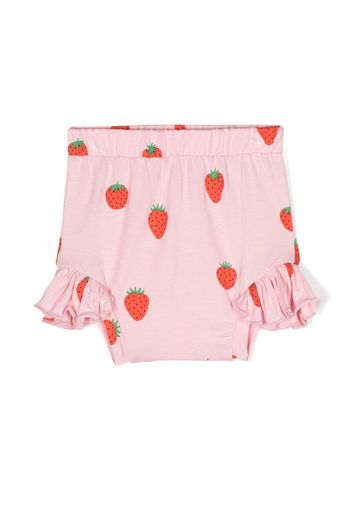 WAUW CAPOW by BANGBANG strawberry-print ruffled bloomers - Rosa