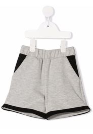 WAUW CAPOW by BANGBANG cotton jersey track shorts - Grigio