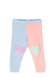 WAUW CAPOW by BANGBANG heart-detail colour-block leggings - Blu