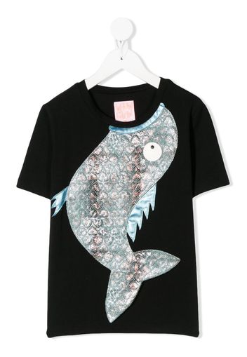 Big Fish embroidered T-shirt