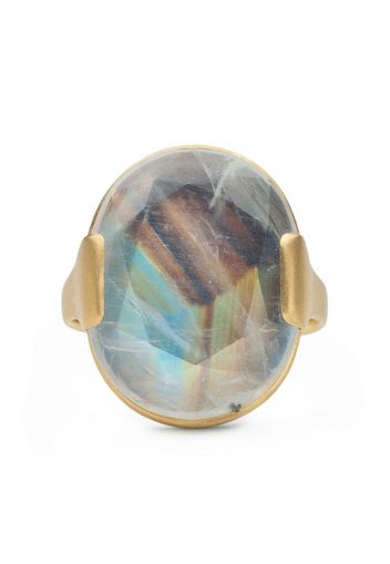 We by WHITEbIRD 18kt recycled gold Grace moonstone ring - Oro