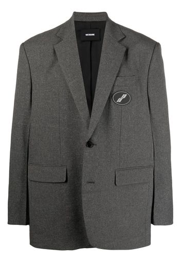 We11done Blazer monopetto - Grigio