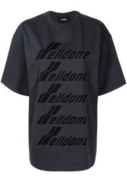 We11done T-shirt con stampa - Grigio