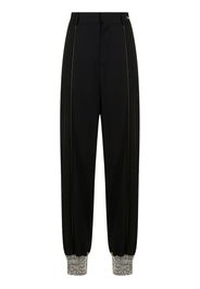 We11done high-waisted straight-leg trousers - Nero