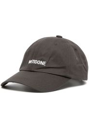 We11done logo-embroidered cotton cap - Nero