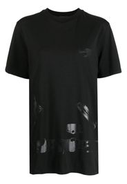 We11done graphic-print round-neck T-shirt - Nero