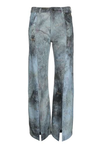 Weinsanto stud-embellished bootcut trousers - Blu