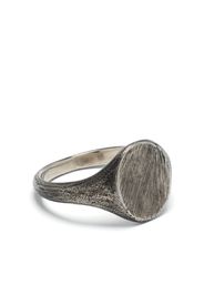 WERKSTATT:MÜNCHEN distressed-effect ring - Argento