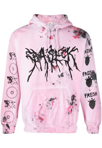 WESTFALL Baseck Collab graphic-print hoodie - Rosa