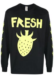 WESTFALL strawberry-print cotton sweatshirt - Nero