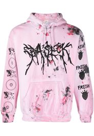 WESTFALL Baseck Collab graphic-print hoodie - Rosa