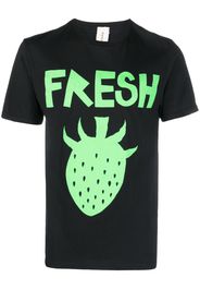 WESTFALL Fresh strawberry-print cotton T-shirt - Nero