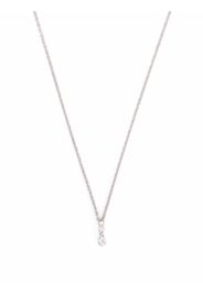 White Bird 18kt white gold Capucine diamond necklace - Argento