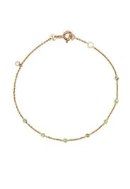 White Bird Bracciale Holly in oro giallo 18kt e tsavorite - Verde