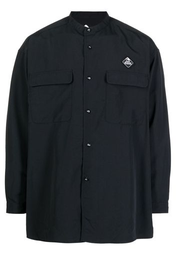 White Mountaineering patch-detail button-up shirt - Nero