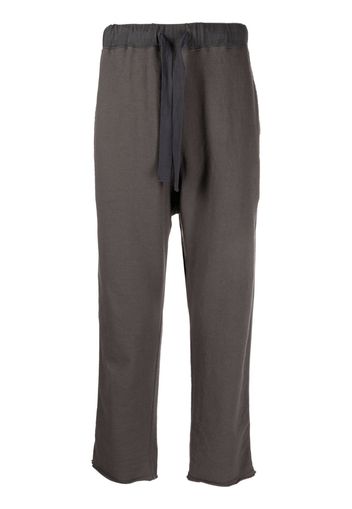 White Mountaineering drawstring cotton track pants - Grigio