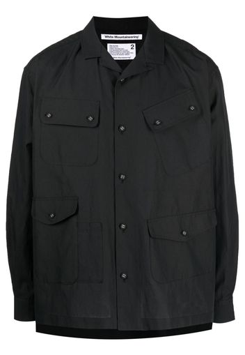 White Mountaineering multi-pocket shirt jacket - Nero