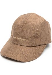 White Mountaineering embroidered-logo detail baseball cap - Marrone