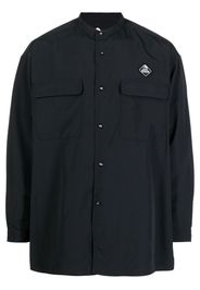 White Mountaineering patch-detail button-up shirt - Nero