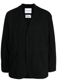 White Mountaineering V-neck long-sleeve jacket - Nero