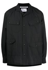 White Mountaineering multi-pocket shirt jacket - Nero